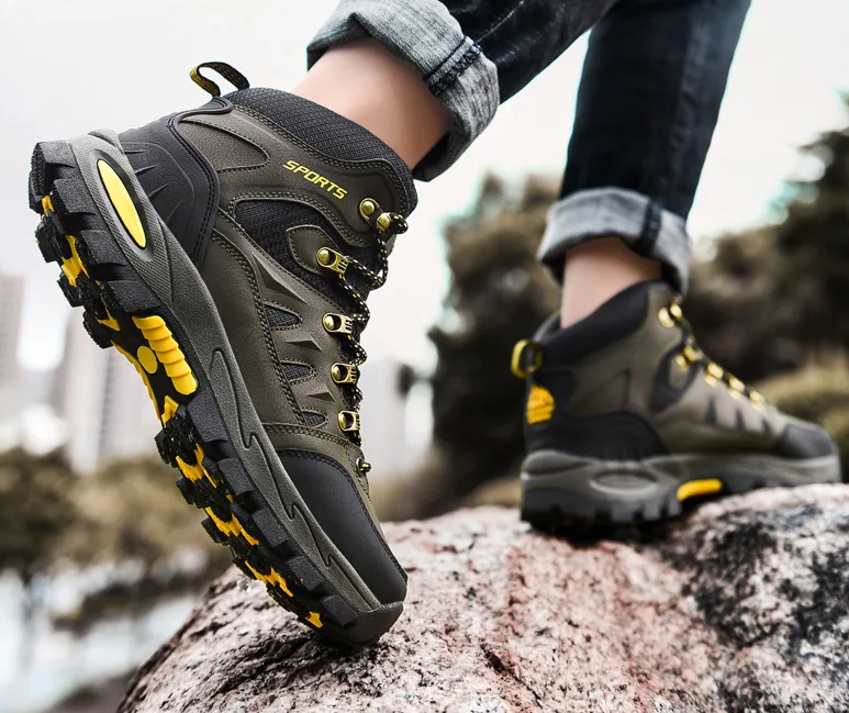 Premium Women's Leather Hiking Boots: Choose with or without Fur - Abnkarwin Collection