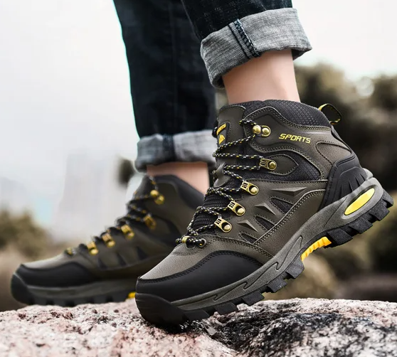 Premium Women's Leather Hiking Boots: Choose with or without Fur - Abnkarwin Collection