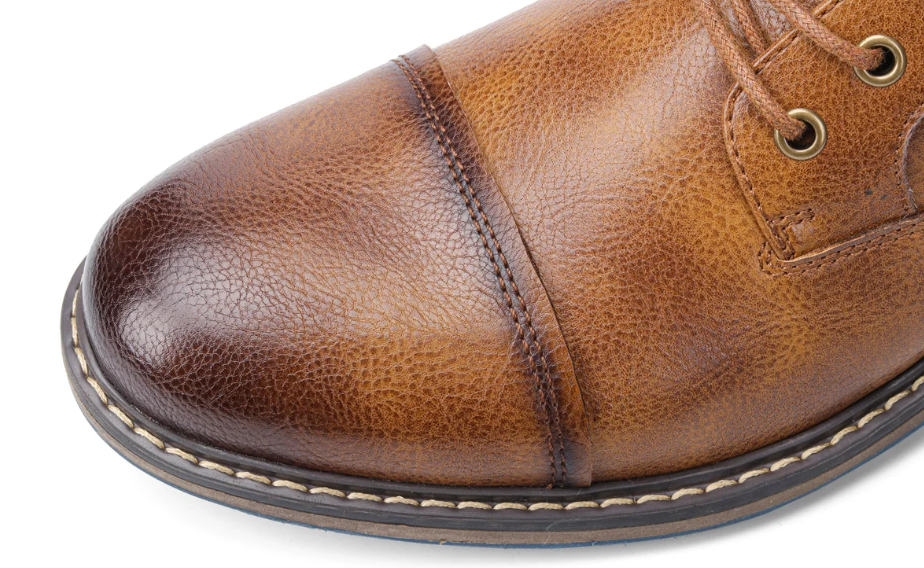 Retro Men's Synthetic Leather Boots - Stylish & Comfortable (US Sizes 7-13 Available)