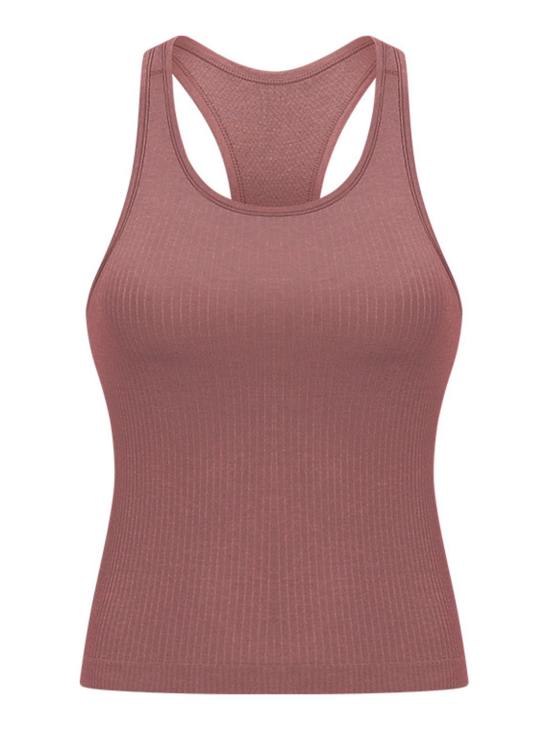 Women's Round Neck Racerback Active Tank Top - Athletic Wear