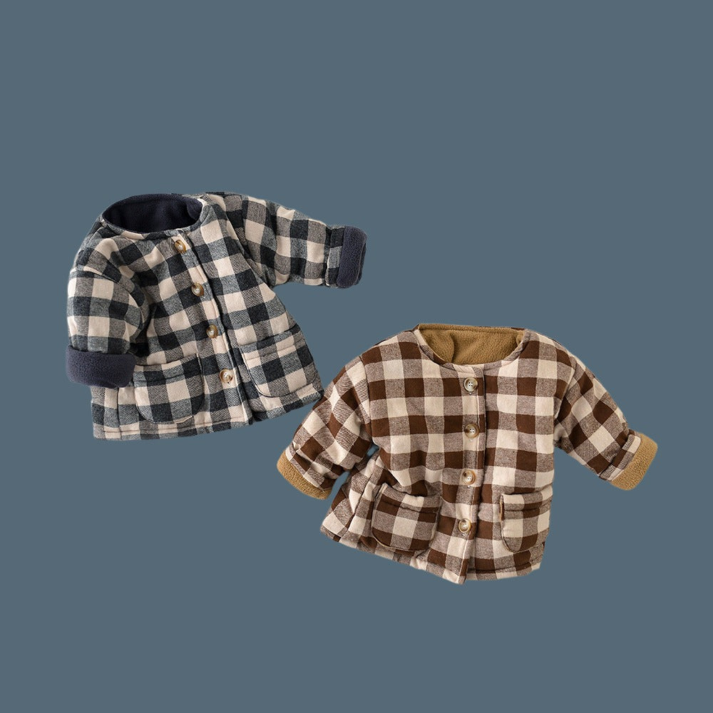 Baby plaid cotton clothes for men and women - Ivy & Arrow Supply Co.