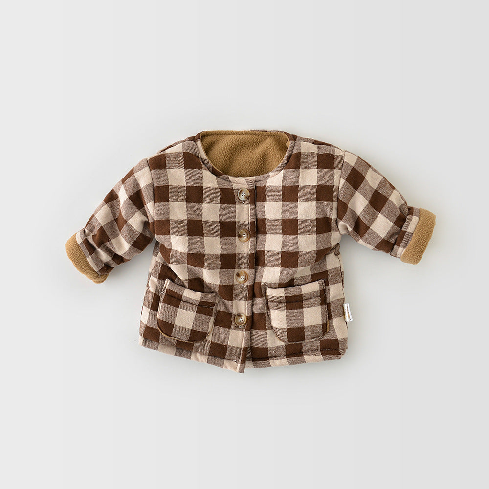 Baby plaid cotton clothes for men and women - Ivy & Arrow Supply Co.