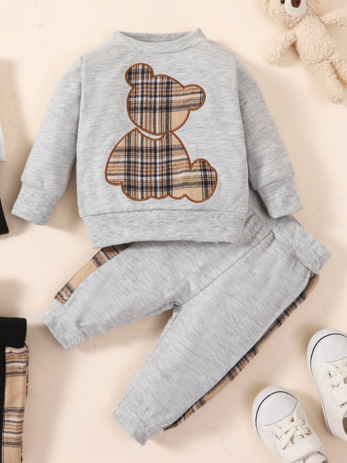 Baby Bear Graphic Sweatshirt and Joggers Set - Ivy & Arrow Supply Co.