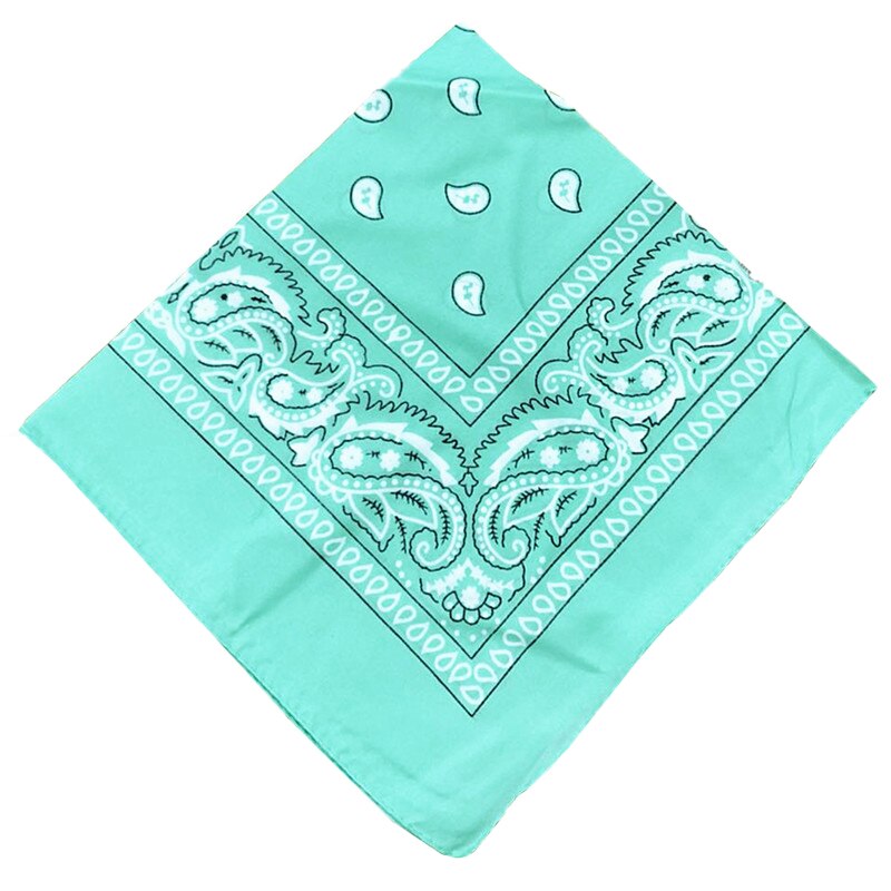 Polyester Cashew Print Bandana - Fade-Resistant Handkerchief for Stylish Wear