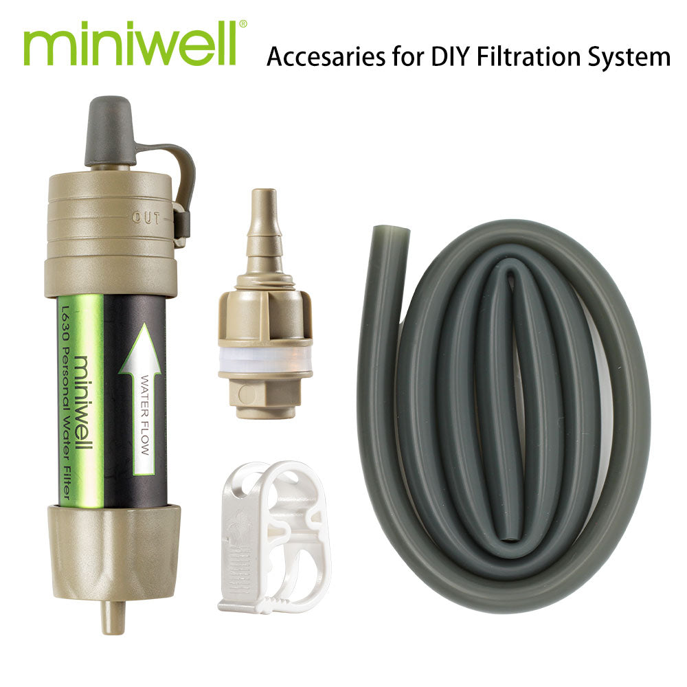 Miniwell L630 Personal Camping Purification Water Filter Straw - Ultrafiltration Technology for Clean Drinking Water