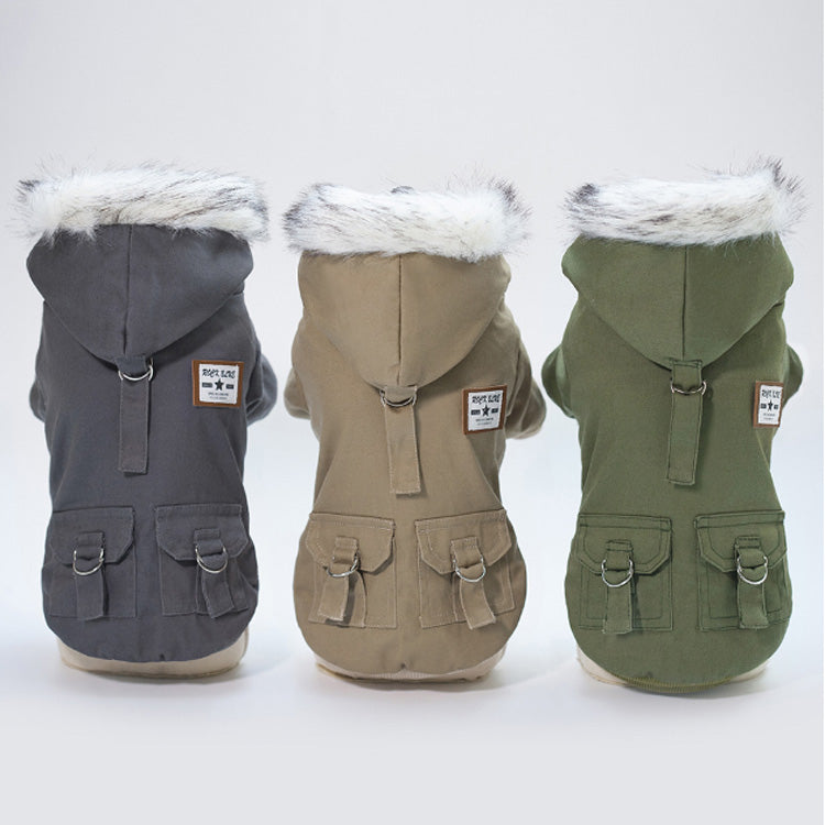 Wholesale Dog Vest Coat Winter Cold Weather Jacket Sweater For Winter warm Dog clothes - Ivy & Arrow Supply Co.