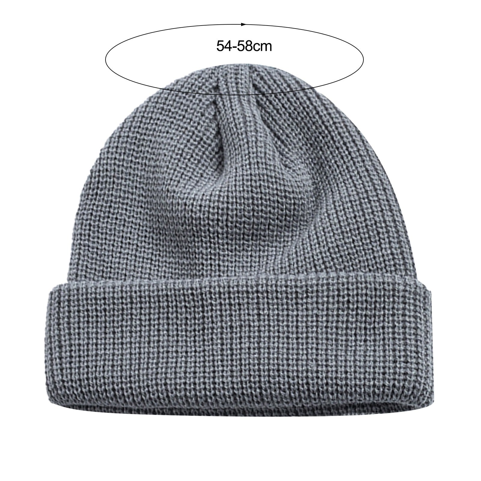 Soft Knitted Beanie Cap - Solid Color - Lightweight and Breathable - Warm Acrylic Material - Unisex Design