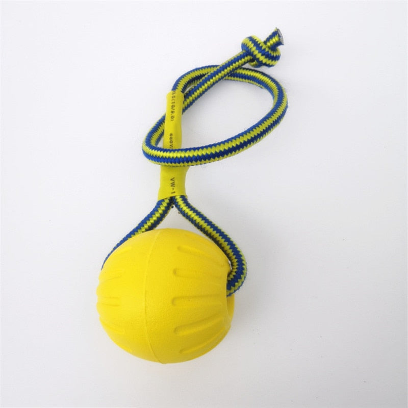 Indestructible Interactive Rubber Ball Dog Toy - 7/9cm Sizes for Endless Fun