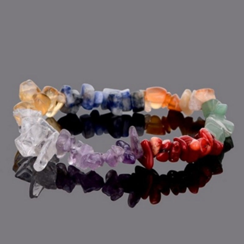 Healing Natural Quartz Stone Bracelet with Adjustable Lace-up Clasp - Versatile Design for All Occasions - High-Quality Gemstone Jewelry