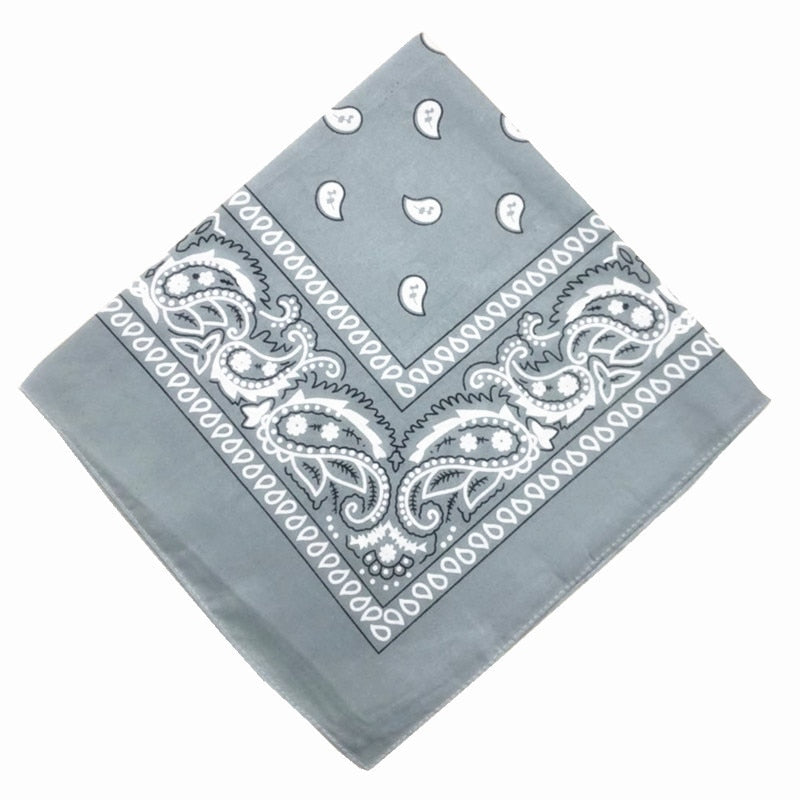 Polyester Cashew Print Bandana - Fade-Resistant Handkerchief for Stylish Wear