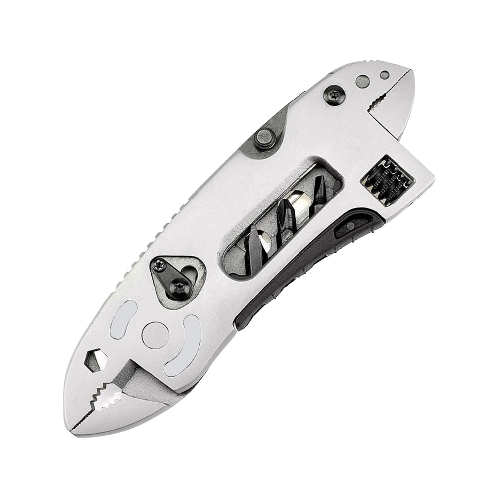 Stainless Steel Multifunctional Tool for Outdoor Camping Knife Pliers Spanner Wrench Screwdriver Wire Cutter