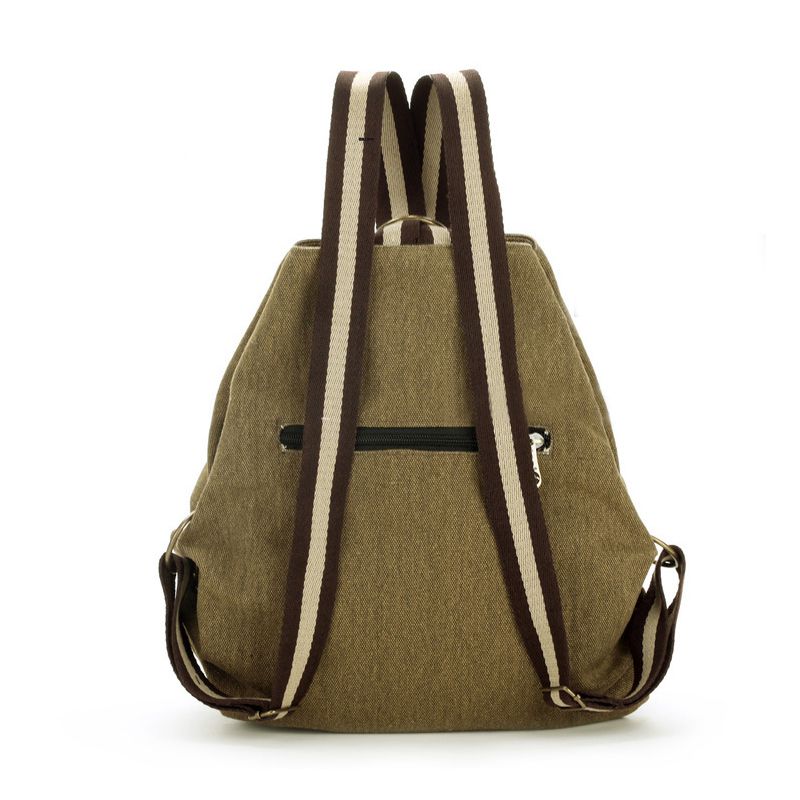 Tribal Canvas Backpack for Women - Stylish and Functional Bag with Pockets and Adjustable Straps