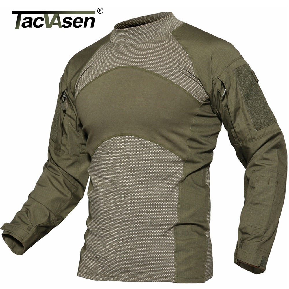 Men's Tactical Long Sleeve Shirt - Scratch-resistant Tear-resistant - Adjustable Straps - Outdoor Activity Shirt