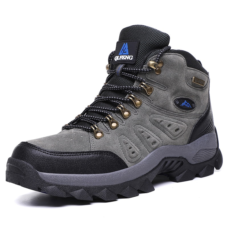 Men's Non Slip Hiking Boots - With or Without Fur Option Breathable and Durable