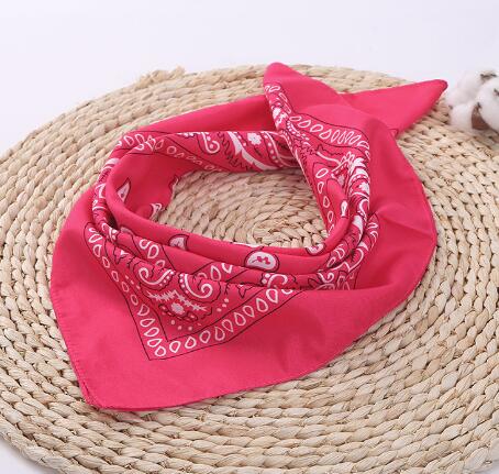 High Quality Lightweight Breathable Printed Cashew Bandana - Blend of Cotton and Polyester - Unisex - 17 Colors Available