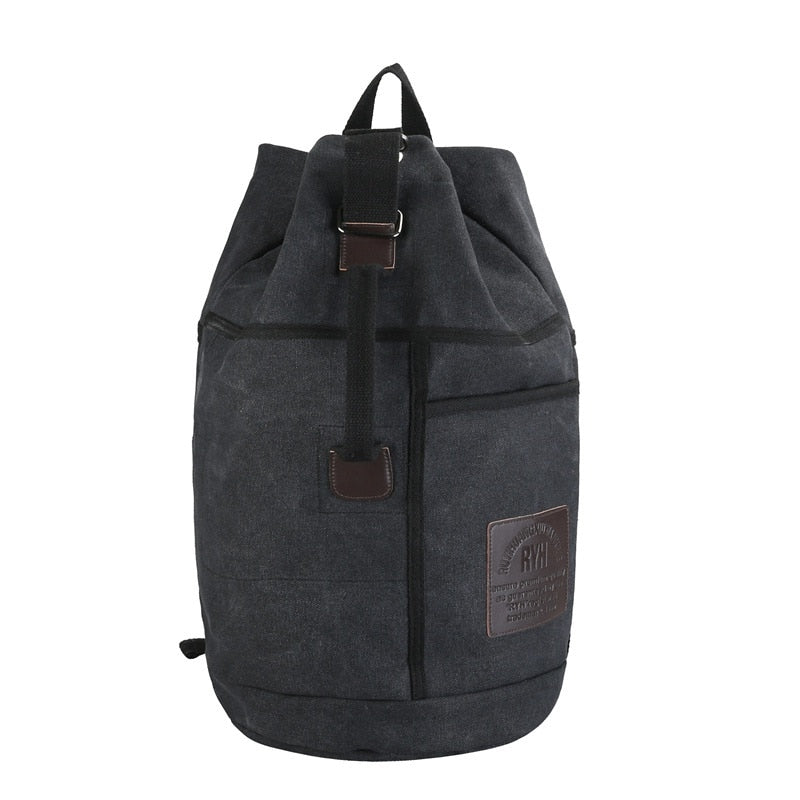 Multifunctional Canvas Rucksack Backpack Sissy Bar Bag 30ML 60ML - Breathable - Comfortable Handle