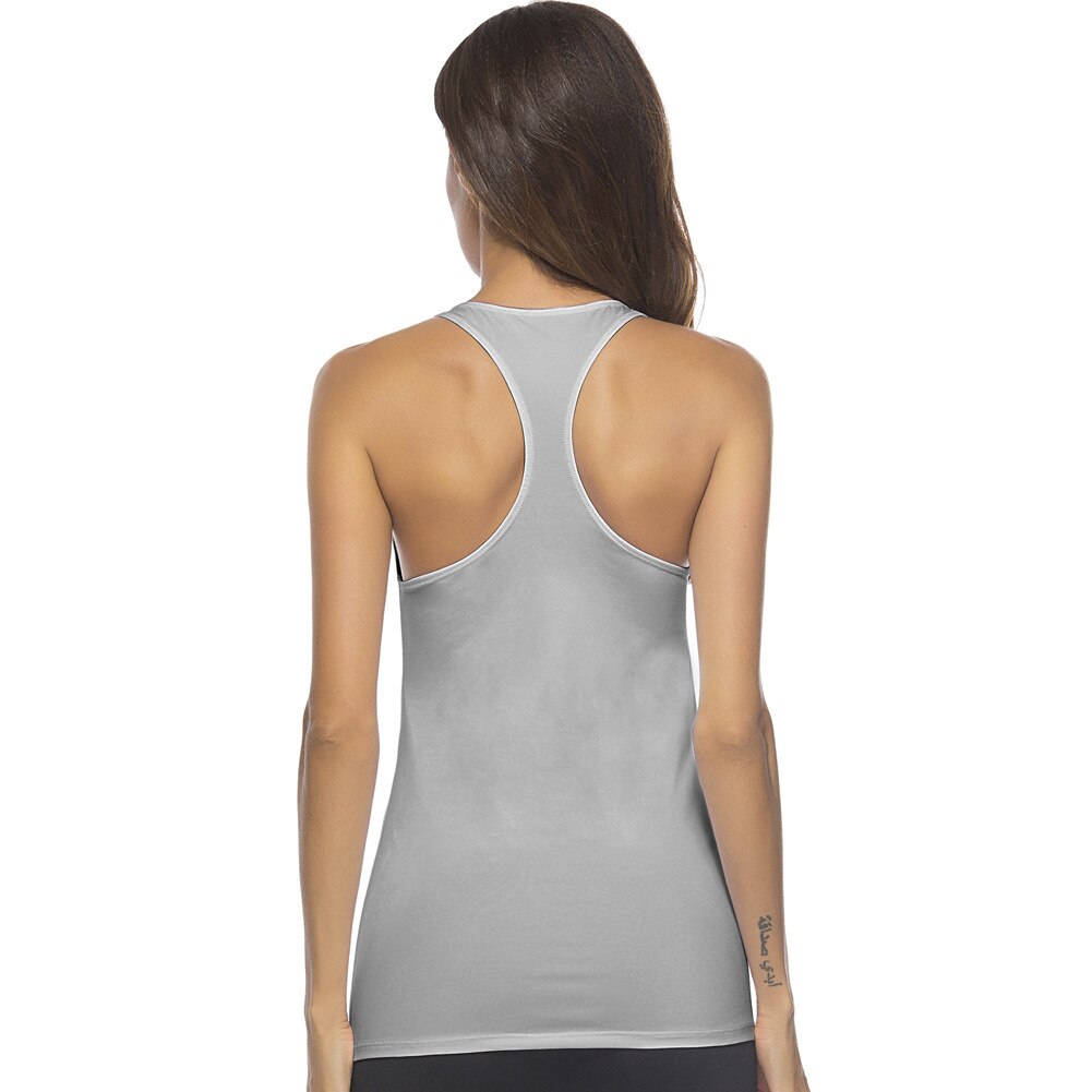 Women's Quick-drying Sleeveless Racerback Tank Top for Athletic Activities