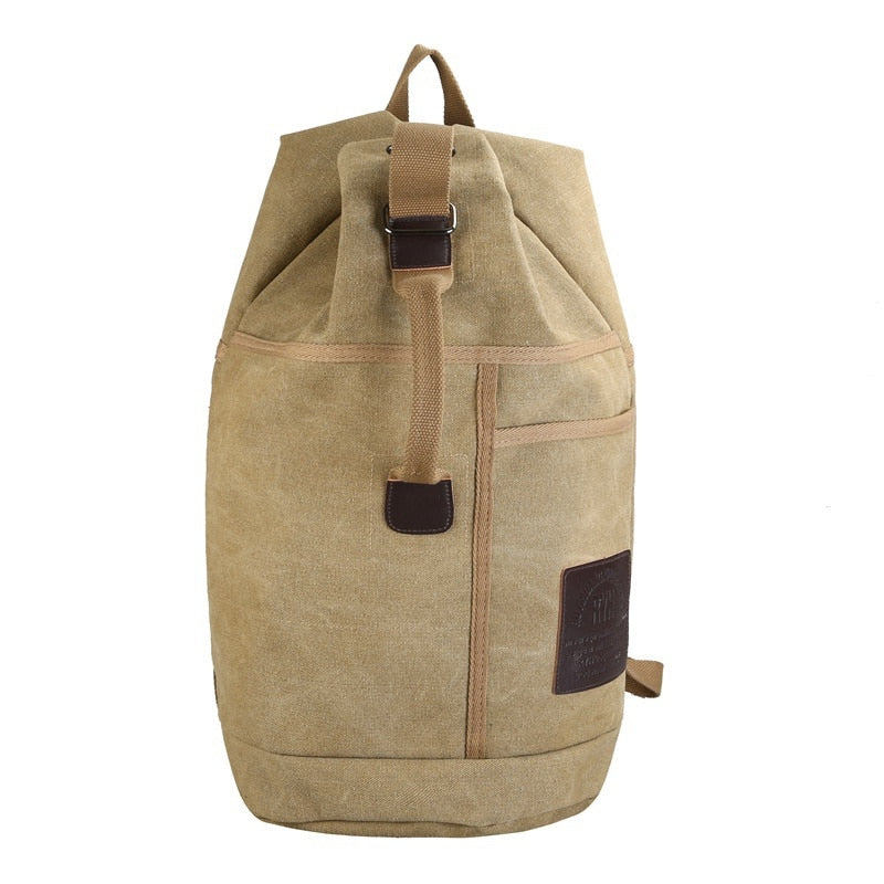 Multifunctional Canvas Rucksack Backpack Sissy Bar Bag 30ML 60ML - Breathable - Comfortable Handle