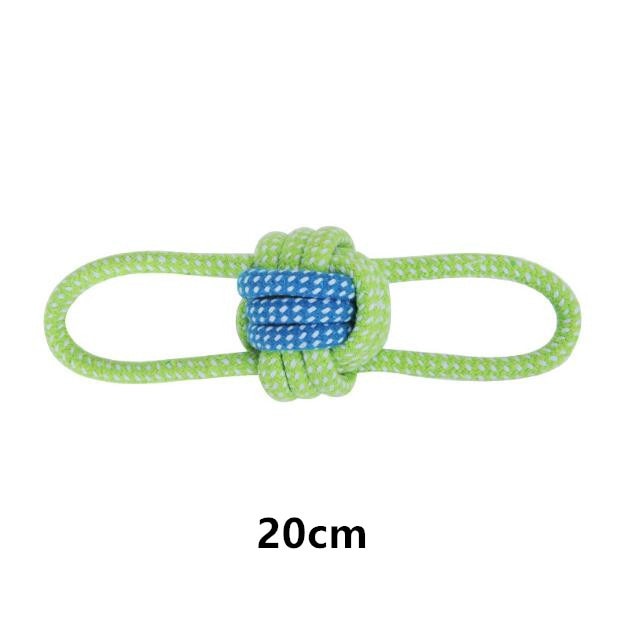 Non-Toxic Interactive Cotton Rope Chew Toy for Dogs - Dental Care and Playtime Fun