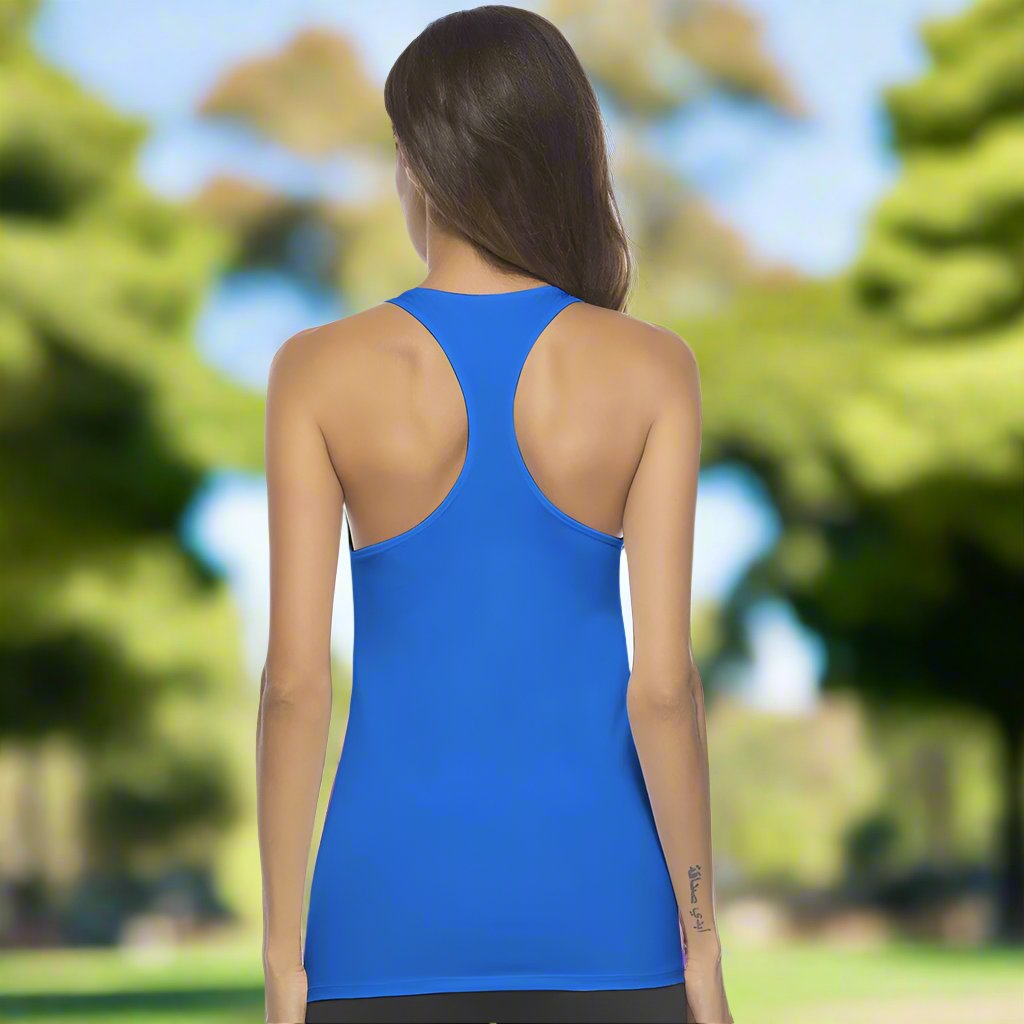 Women's Quick-drying Sleeveless Racerback Tank Top for Athletic Activities