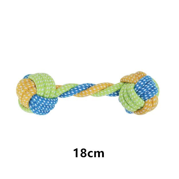 Non-Toxic Interactive Cotton Rope Chew Toy for Dogs - Dental Care and Playtime Fun