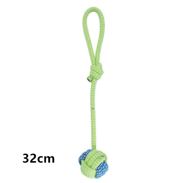 Non-Toxic Interactive Cotton Rope Chew Toy for Dogs - Dental Care and Playtime Fun