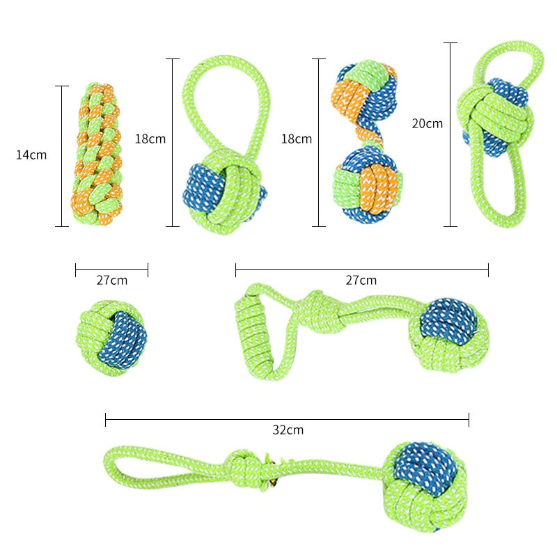 Non-Toxic Interactive Cotton Rope Chew Toy for Dogs - Dental Care and Playtime Fun