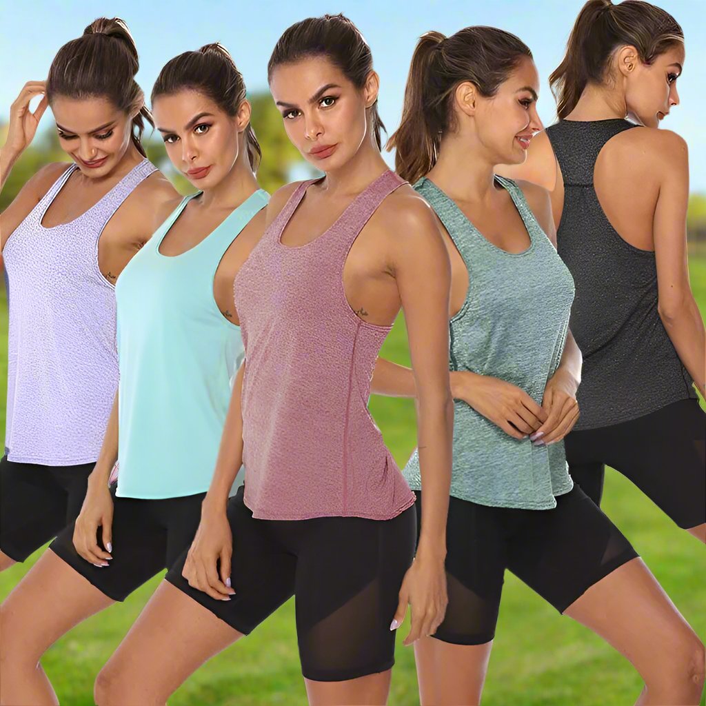 Women's Breathable Quick-Dry Athletic Tank Top with Anti-Pilling and Anti-Wrinkle Properties