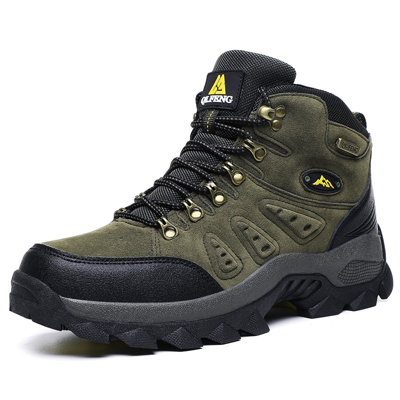 Men's Non Slip Hiking Boots - With or Without Fur Option Breathable and Durable