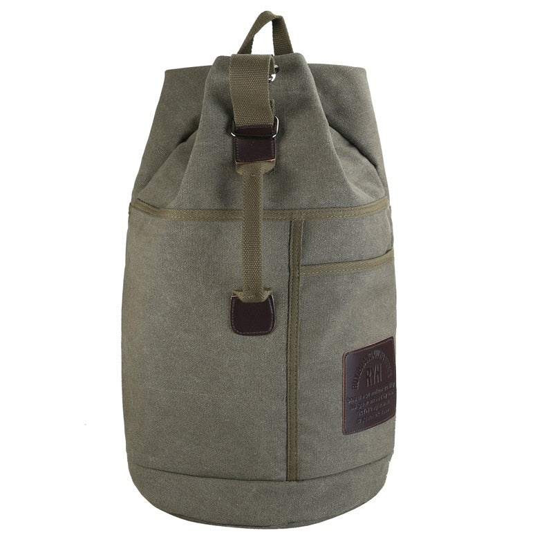 Multifunctional Canvas Rucksack Backpack Sissy Bar Bag 30ML 60ML - Breathable - Comfortable Handle