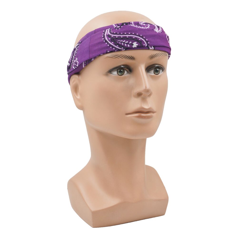 Paisley Art Windproof Seamless Bandana Lightweight Breathable UV Protection Multi-Functional Headwear