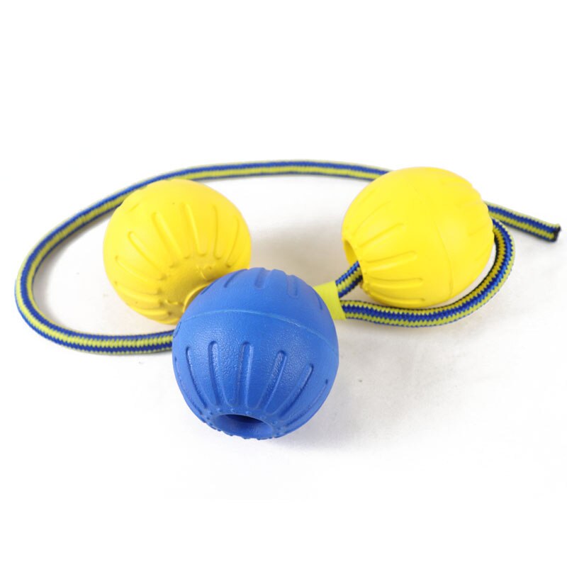 Indestructible Interactive Rubber Ball Dog Toy - 7/9cm Sizes for Endless Fun