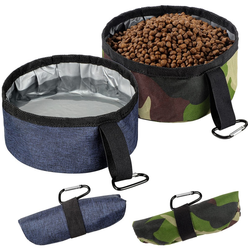 Ultimate Portable Dog Bowl: Durable Lightweight Waterproof Foldable - Ideal for On-the-Go Adventures with Your Furry Friend