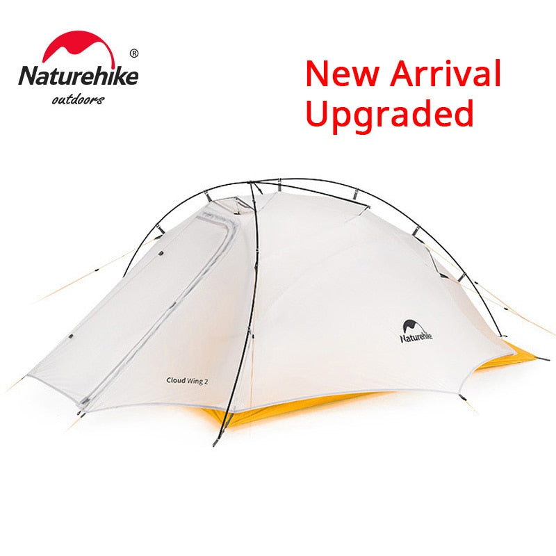 Naturehike Ultralight Waterproof Camping Tent - High Quality Polyester Fabric Double-Layered 1-3 Person Capacity