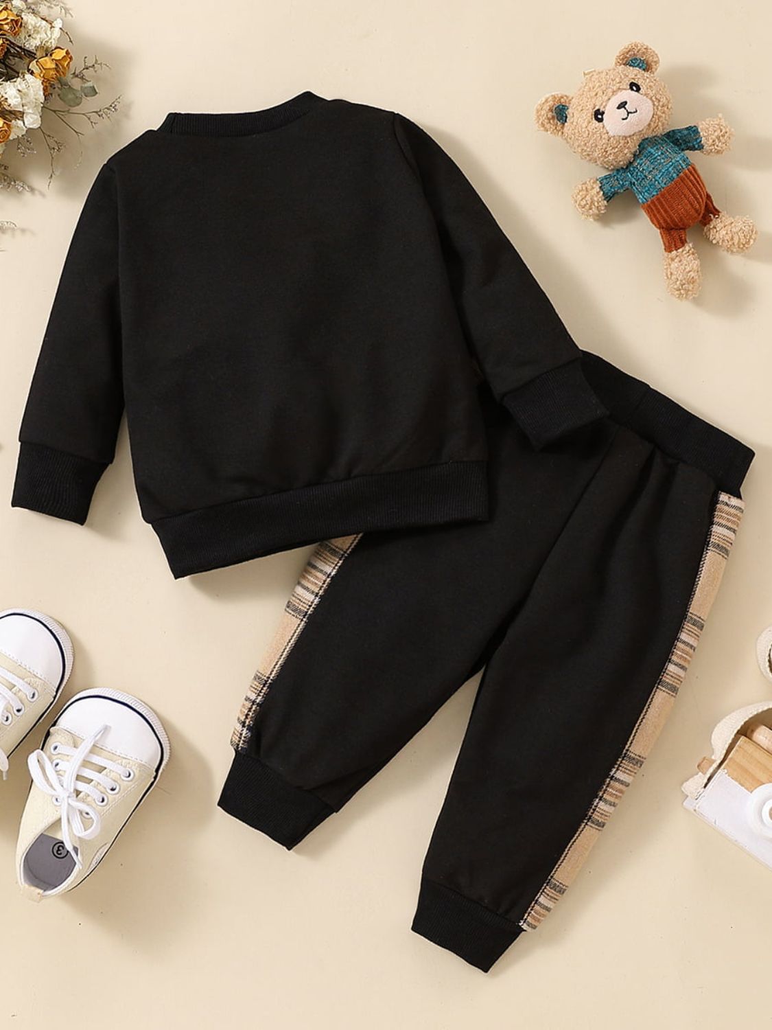 Baby Bear Graphic Sweatshirt and Joggers Set - Ivy & Arrow Supply Co.